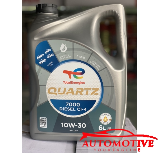Nhớt động cơ ô tô TOTAL QUARTZ D7000 CI4 10W30