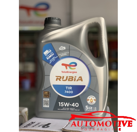 Nhớt động cơ Total Rubia TIR 7400 15W-40