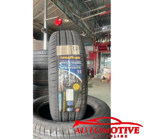 Lốp (Vỏ) xe Goodyear 175/60R15 ASSURANCE TRIPLEMAX