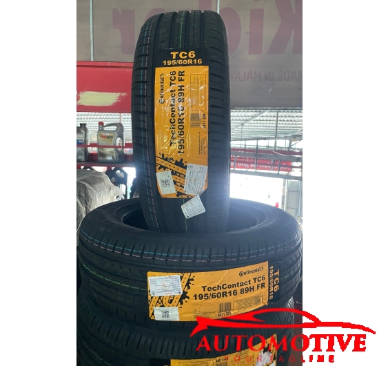 LỐP (Vỏ) xe ô tô Continental 195/60R16 TechContact TC6 SUV Maylasia