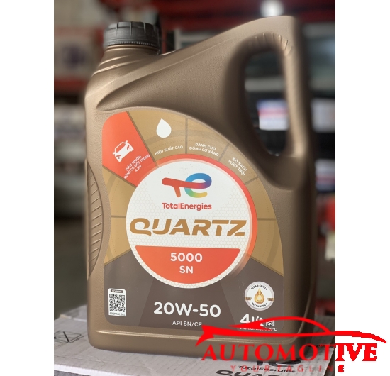 Nhớt động cơ ô tô TOTAL QUARTZ 5000 SN 20W50