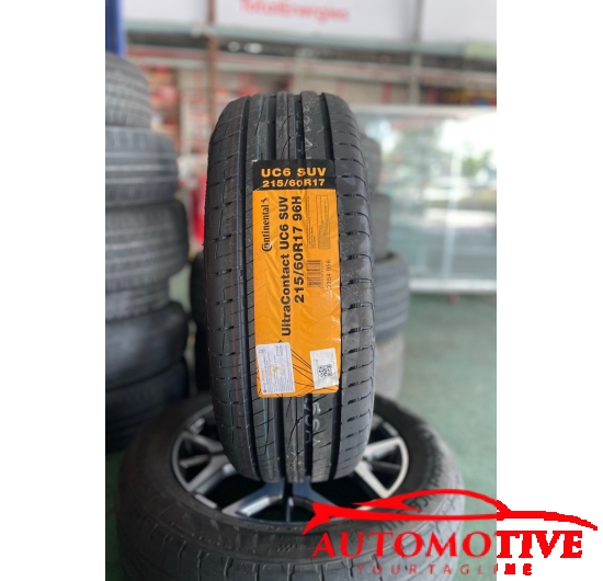 Lốp (Vỏ) xe ô tô Continental 215/60R17 UltraContact UC6 SUV Malaysia  (Lốp theo xe Kia Seltos)