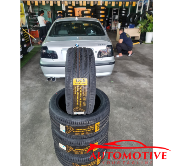 Lốp (Vỏ) xe ô tô Continental 225/45R17 UltraContact UC6 Malaysia (Lốp theo xe Kia K3,Kia Cerato)