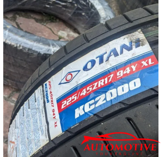 Lốp (Vỏ) ô tô Otani Thái Lan 225/45R17 KC2000