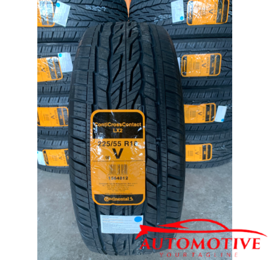 LỐP (Vỏ) xe ô tô Continental 225/55R18 ContiCrossContact LX2 (Lốp theo xe Peugeot 3008, Peugeot 5008)