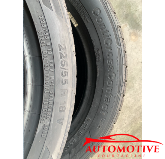 LỐP (Vỏ) xe ô tô Continental 225/55R18 ContiCrossContact LX2 (Lốp theo xe Peugeot 3008, Peugeot 5008)