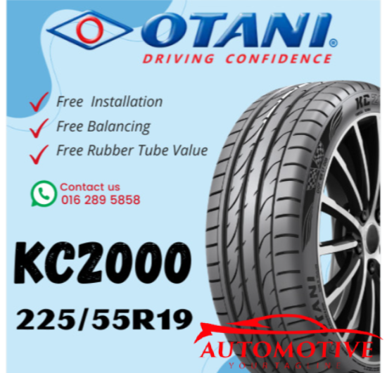 Lốp (Vỏ) ô tô Otani Thái Lan 225/55R19 KC2000