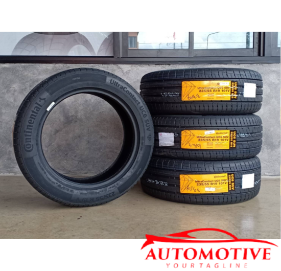  LỐP (Vỏ) xe ô tô  Continental 235/55R19 UltraContact UC6 SUV (Lốp theo xe Kia Sorento)