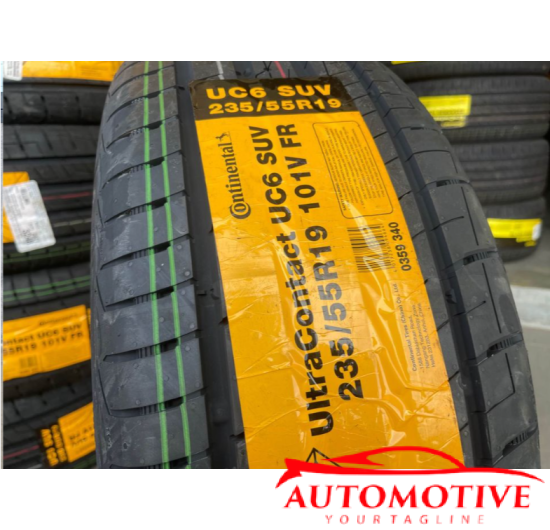  LỐP (Vỏ) xe ô tô  Continental 235/55R19 UltraContact UC6 SUV (Lốp theo xe Kia Sorento)