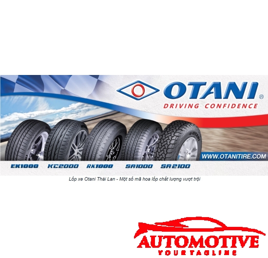 Lốp (Vỏ) ô tô Otani Thái Lan 165/65R14 EK1000